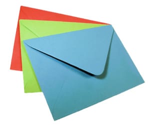 Envelope - Paper Cone Gum Adhesive