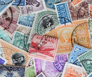 Stamps - Paper Cone Gum Adhesive